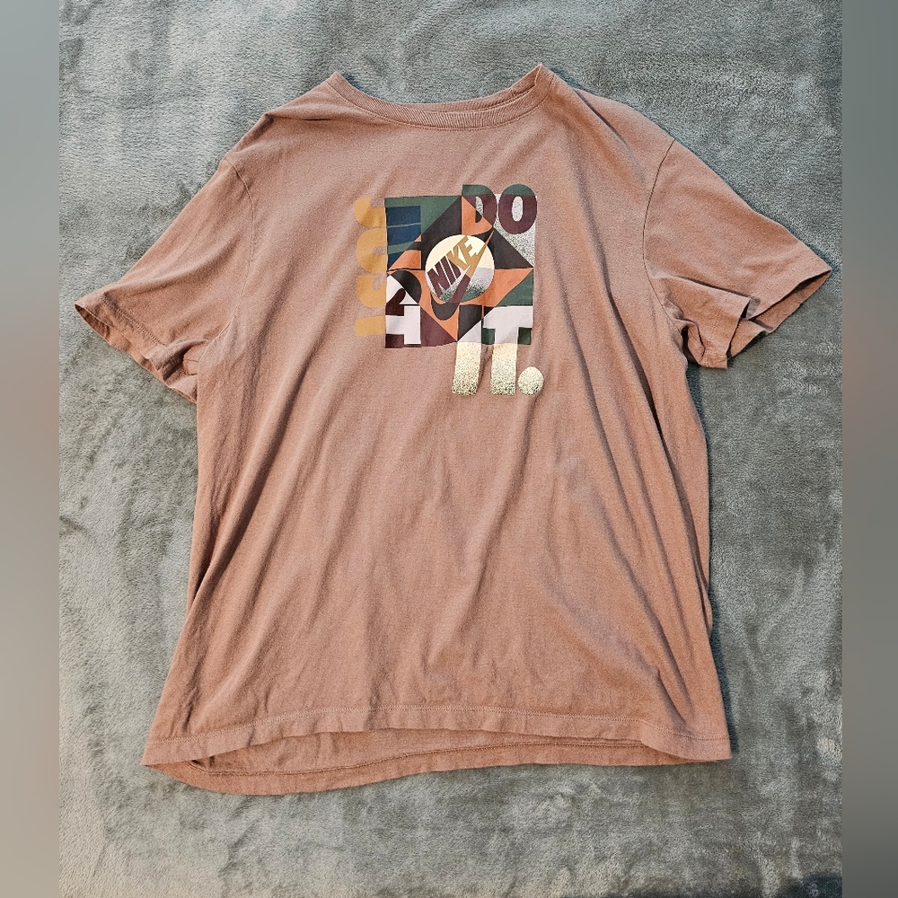 Nike Brown "Just Do It" T-Shirt